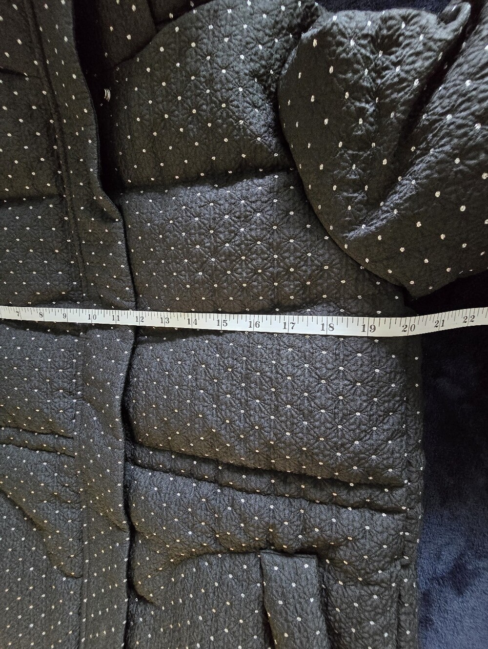 balabala premium x JASON WU Polka Dot Hooded Long Puffer Coat Jacket 160/80A - Picture 15 of 16